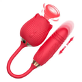 Vibration Dildo & Sucking Rose
